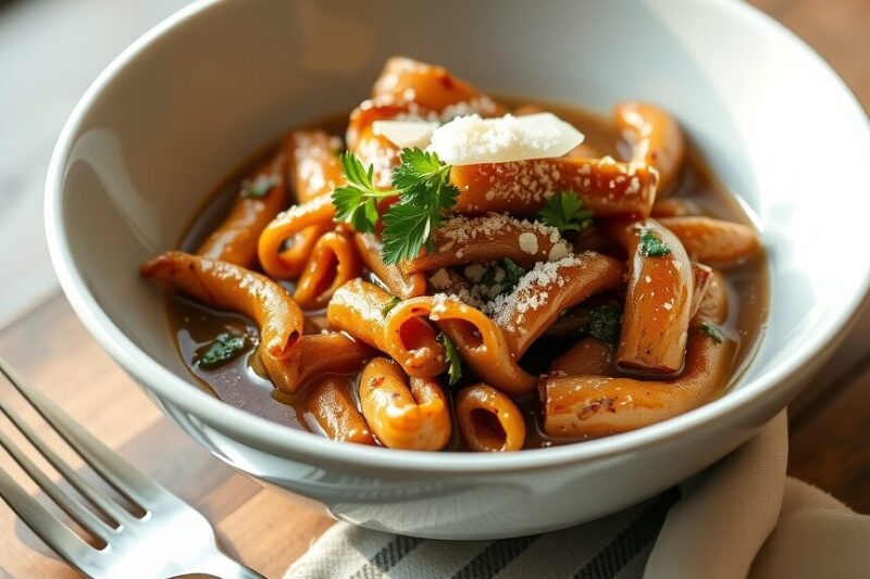 AIが生成した料理のイメージ：イタリアンみそ肉じゃが